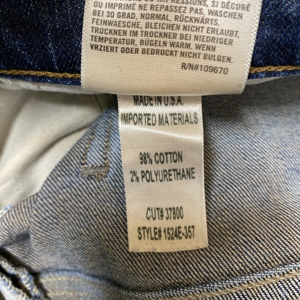 VTG Citizens Of Humanity Jeans Unisex 25 Blue Denim Corey Slouchy Slim USA - Picture 13 of 16